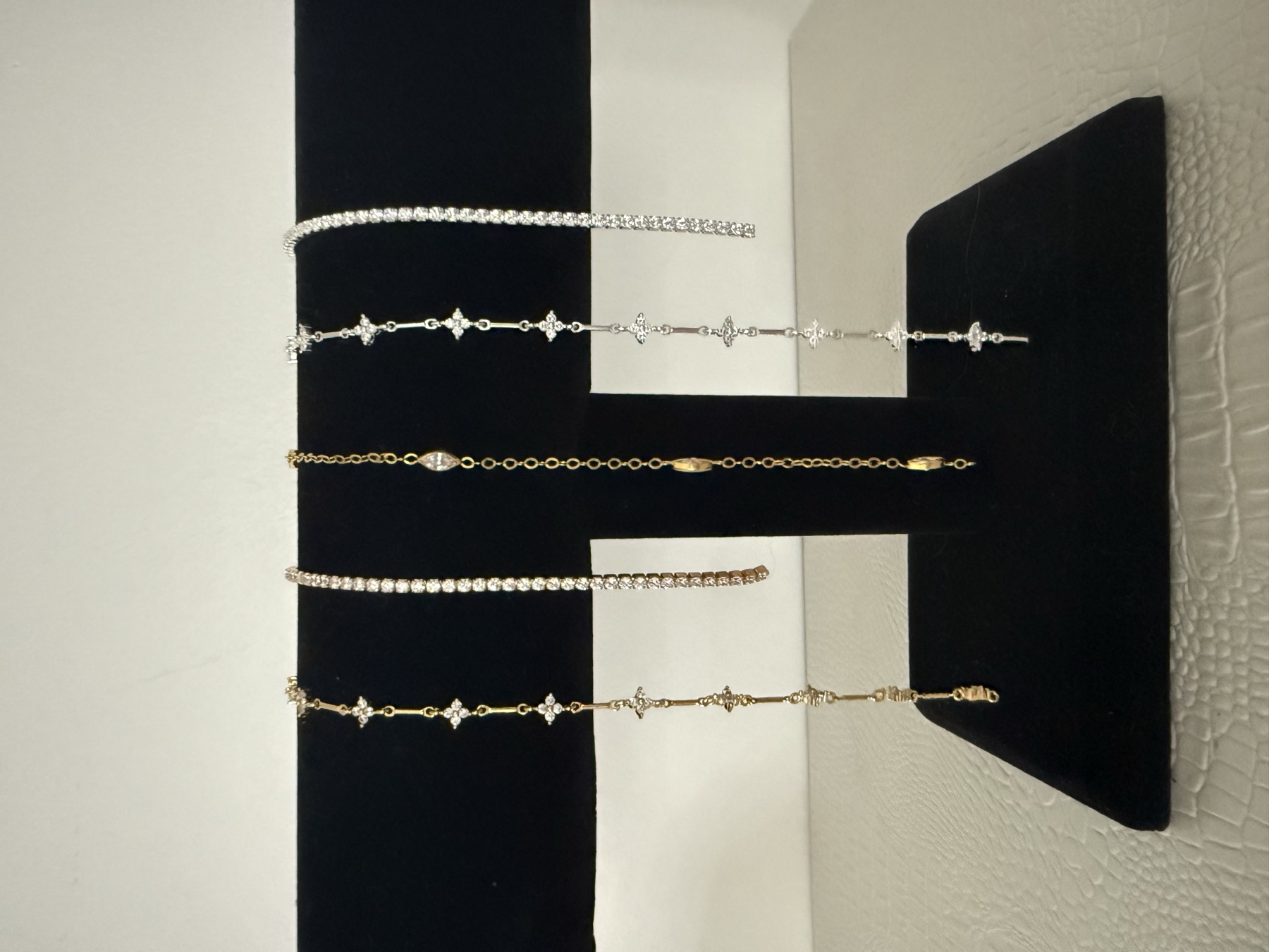 The full Lux range on a display stand