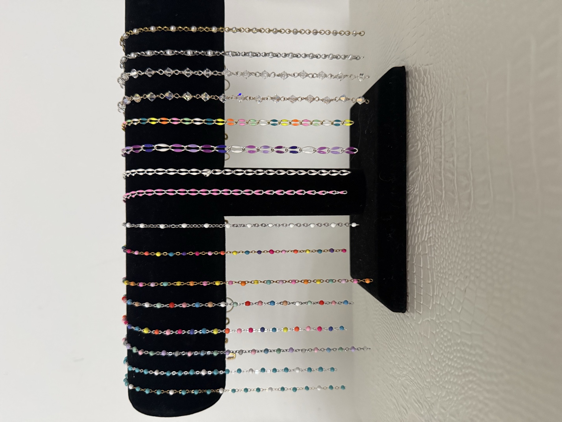 The full Tier One range on a display stand